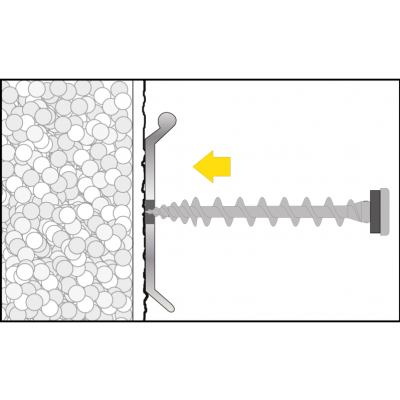 WKRĘT DO IZOLACJI TERMICZNYCH 80MM ŚREDNICA 8MM CZARNY /opk=50szt./ 9480IPS CELO (9480IPS)
